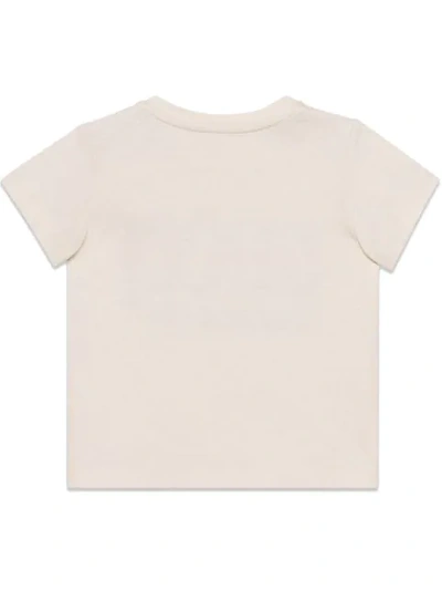 Shop Gucci Baby T-shirt With  Print In White