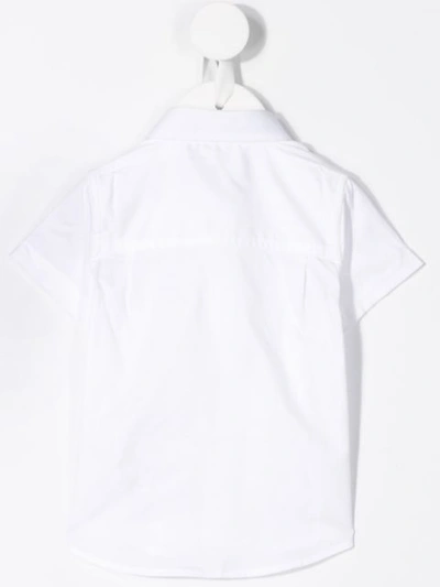 Shop Hugo Boss Pointed Collar Shirt In White