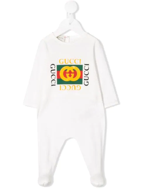 gucci baby sleepsuit