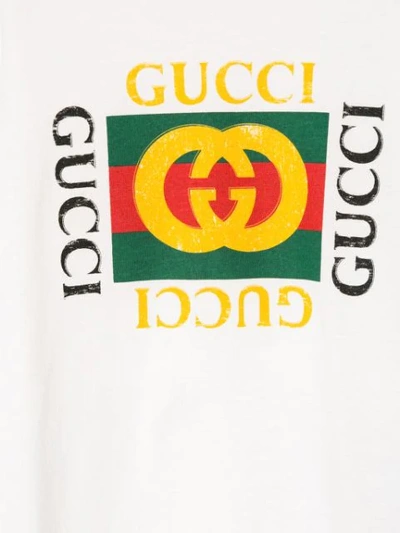 Shop Gucci Logo-print Cotton Pajamas In White