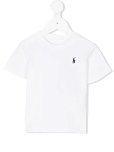 Shop Ralph Lauren Classic Logo T-shirt In White