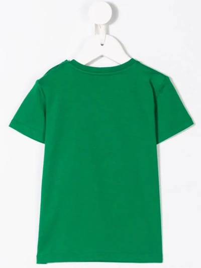 Shop Gucci Logo Print T-shirt In Green