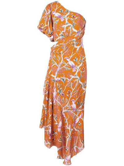 Shop Johanna Ortiz Tropical Print Maxi Dress In Orange