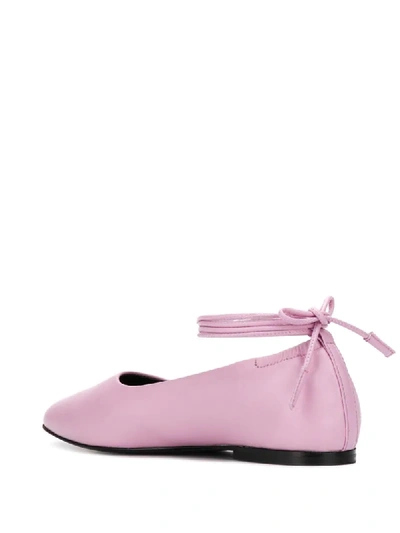 Shop Dorateymur Arena Ballerina Shoes In Pink