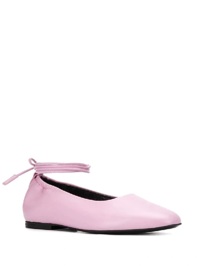 Shop Dorateymur Arena Ballerina Shoes In Pink