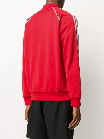 Shop Adidas Originals Sst Track Jacket In Red