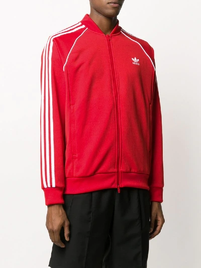 Shop Adidas Originals Sst Track Jacket In Red