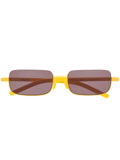 Shop Ambush Eckige 'nobo' Sonnenbrille In Yellow