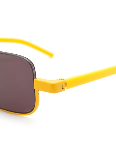 Shop Ambush Eckige 'nobo' Sonnenbrille In Yellow