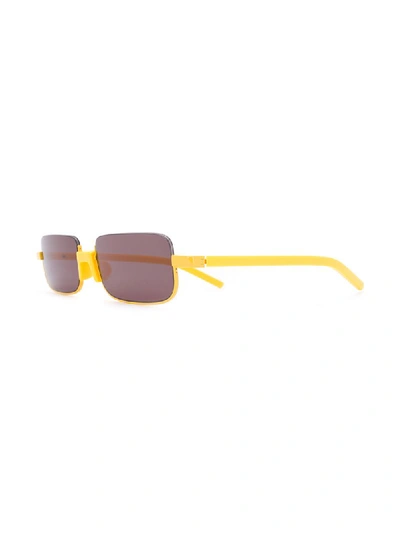 Shop Ambush Eckige 'nobo' Sonnenbrille In Yellow