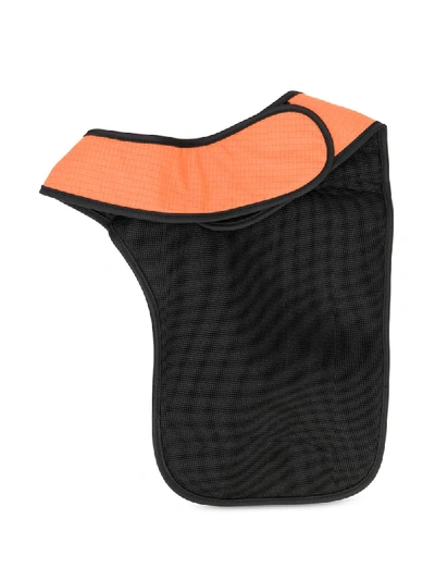 Shop Stone Island Touch Strap Shoulder Bag In Orange