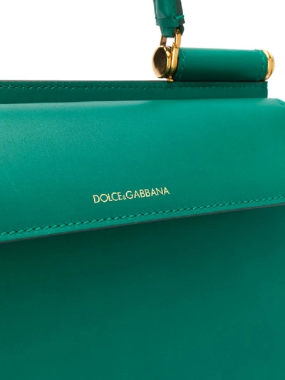 Shop Dolce & Gabbana Box Tote Bag In Green