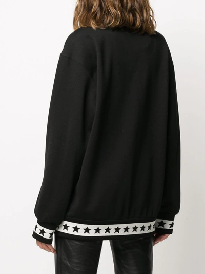 Shop Dolce & Gabbana Logo Queen Sweatshirt In Black