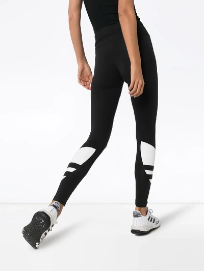 Shop Adidas Originals Originals Logo Leggings In Black