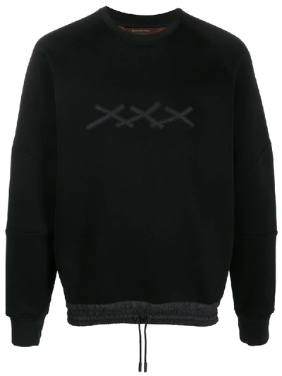 Shop Ermenegildo Zegna Long Sleeve Sweatshirt In Black