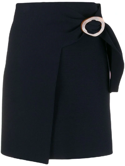 Shop Sandro Passy Skirt In Blue