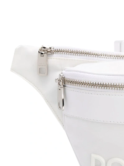 Shop Dolce & Gabbana Logo Belt Bag In White