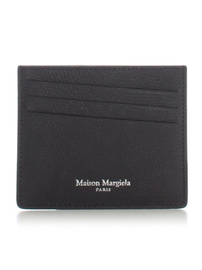 Shop Maison Margiela Card Holder Wallet W/small Logo In Black