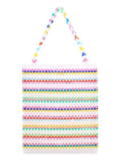 Shop Susan Alexandra Jumbo Merry Beaded Tote In Multi