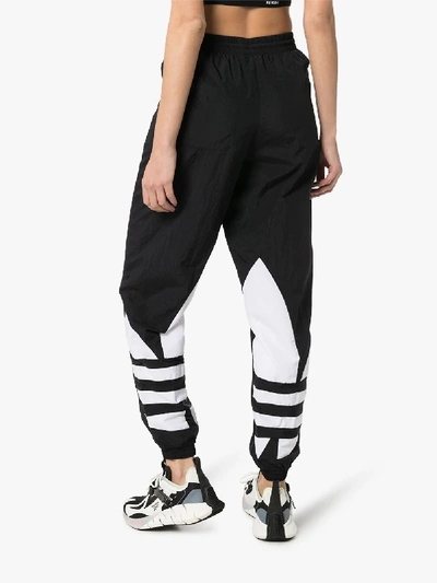 Shop Adidas Originals Adidas Large Logo Print Track Pants In Black