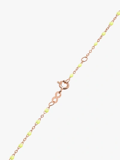 Gigi Clozeau 18kt Rose Gold And Yellow Beaded Necklace In 18 Yellow