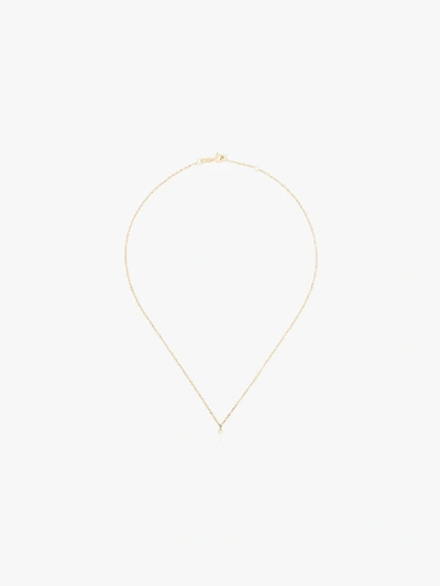 Shop Gigi Clozeau 18k Yellow Gold 40 Cm Diamond Necklace