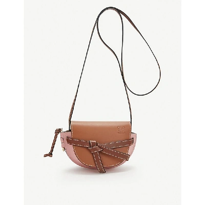 Loewe Gate Small Bag Tan/Medium Pink - Kaialux