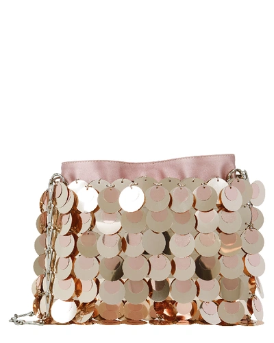 Shop Paco Rabanne Iconic 1969 Sparkle Bag In Rose