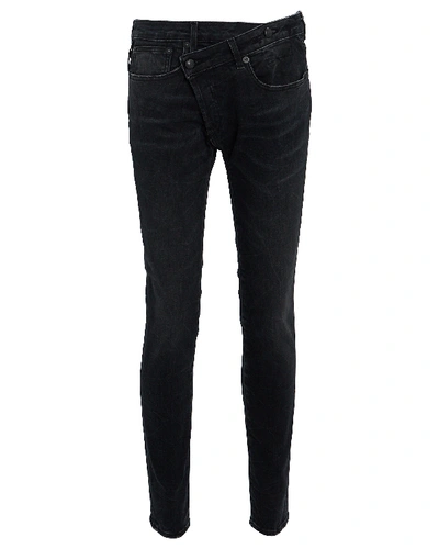 Shop R13 Crossover Skinny Jeans In Black