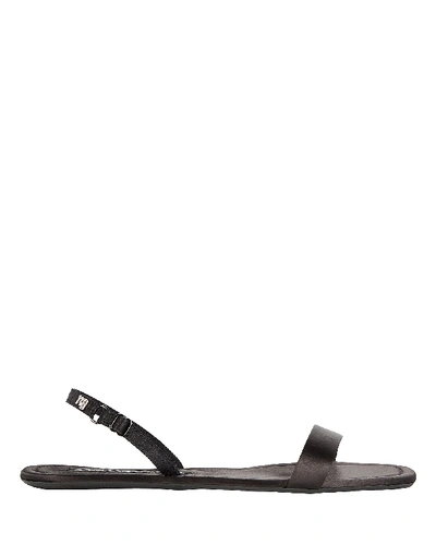 Shop Alexander Wang Ryder Fold-able Slingback Sandals In Black