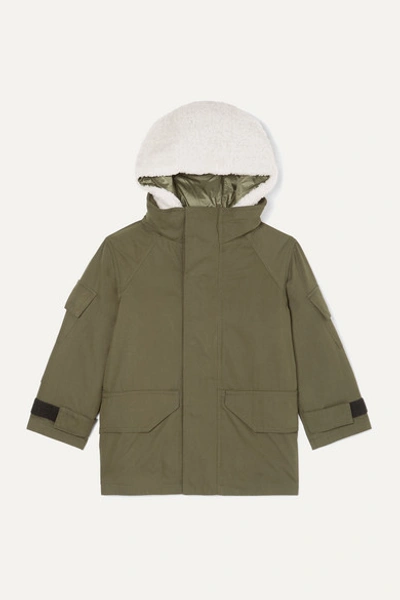 Shop Yves Salomon Ages 4 In Green