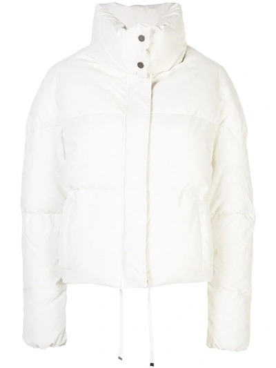 Shop Apparis Puffer Jacket In White