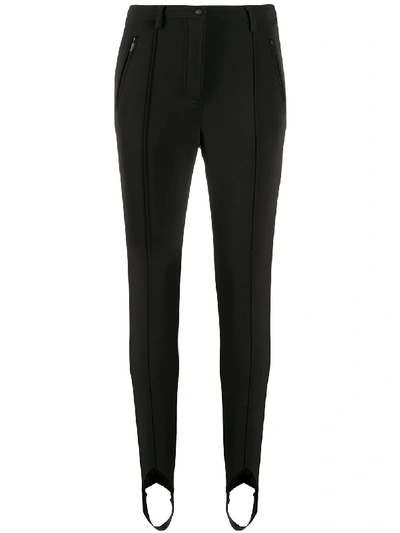 Shop Michael Michael Kors Skinny Stirrup Trousers In Black