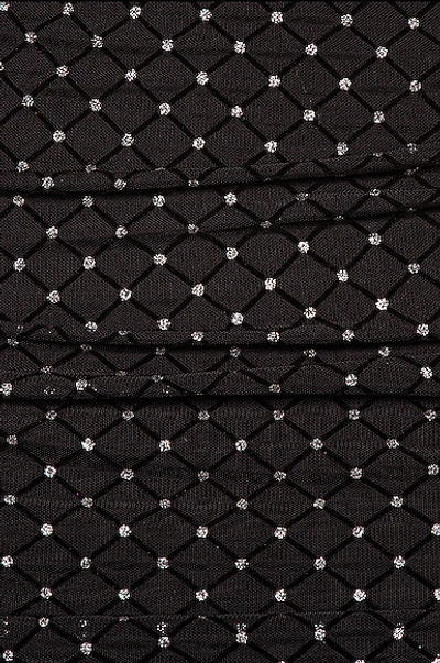 Shop Michelle Mason For Fwrd Halter Mini Dress In Black Shimmer