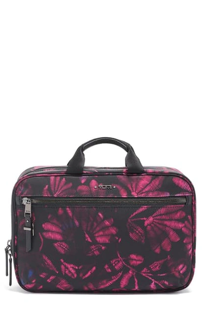 Shop Tumi Voyageur Madina Nylon Cosmetics Case In Floral Tapestry