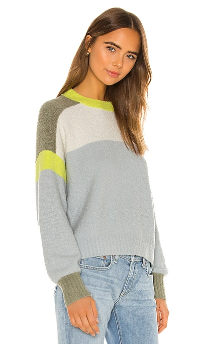 Shop Rag & Bone Lilou Crew Sweater In Grey Ice