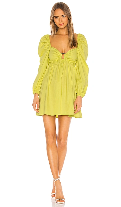 Shop Lovers & Friends Sawtelle Mini Dress In Light Lime