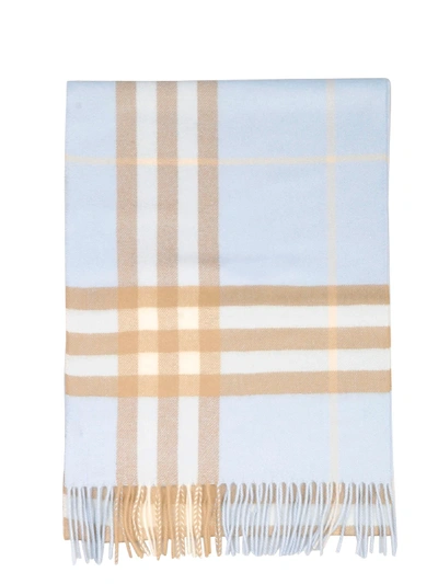 Shop Burberry Scarves & Wraps In Blue