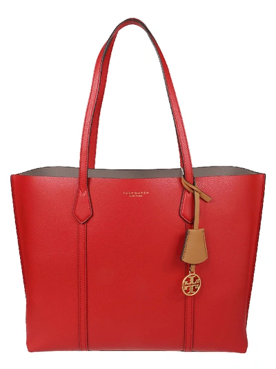 Shop Tory Burch Bag Perry Triple-compartment In Brilliant Red