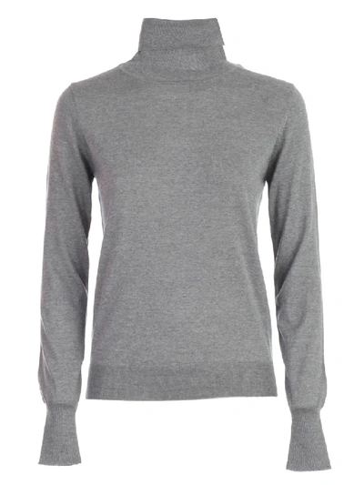 Shop Nuur Turtleneck Sweater In Grey