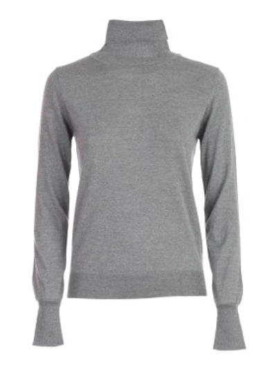 Shop Nuur Turtleneck Sweater In Grey