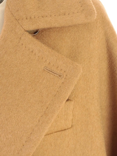 Shop Max Mara Eureka Cape In Neutrals