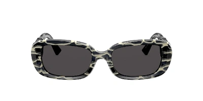 Shop Valentino Woman Sunglasses Va4067 In Smoke