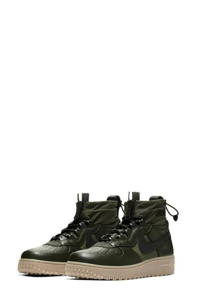 Shop Nike Air Force 1 Gore-tex Waterproof Sneaker Boot In Sequoia/ Olive/ Brown/ Black