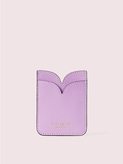 Shop Kate Spade Sylvia Double Sticker Pocket In Candied Lilac