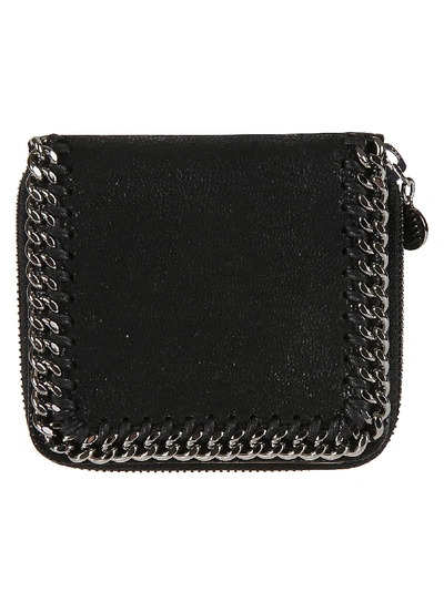 Shop Stella Mccartney Falabe Zip Wallet In Black