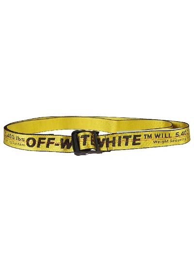Shop Off-white Carryover Industrial Belt In Yellow