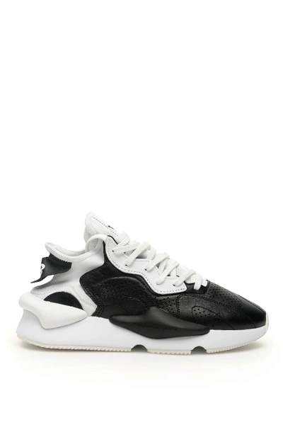Shop Y-3 Kaiwa Sneakers In Black Ftwr White Black (white)