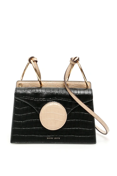 Shop Danse Lente Phoebe Mini Bag In Tan Black Croc (black)