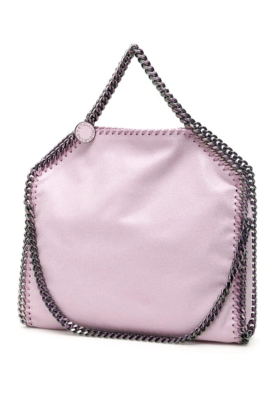Shop Stella Mccartney Falabella 3 Chain Bag In Lilac (purple)